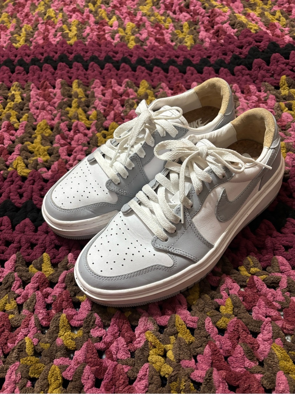 Nike Women's Air Jordan 1 Elevate Low in the "Wolf Grey" Sz 8.5